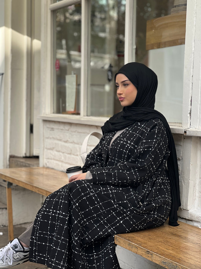 Long cheap abaya jacket