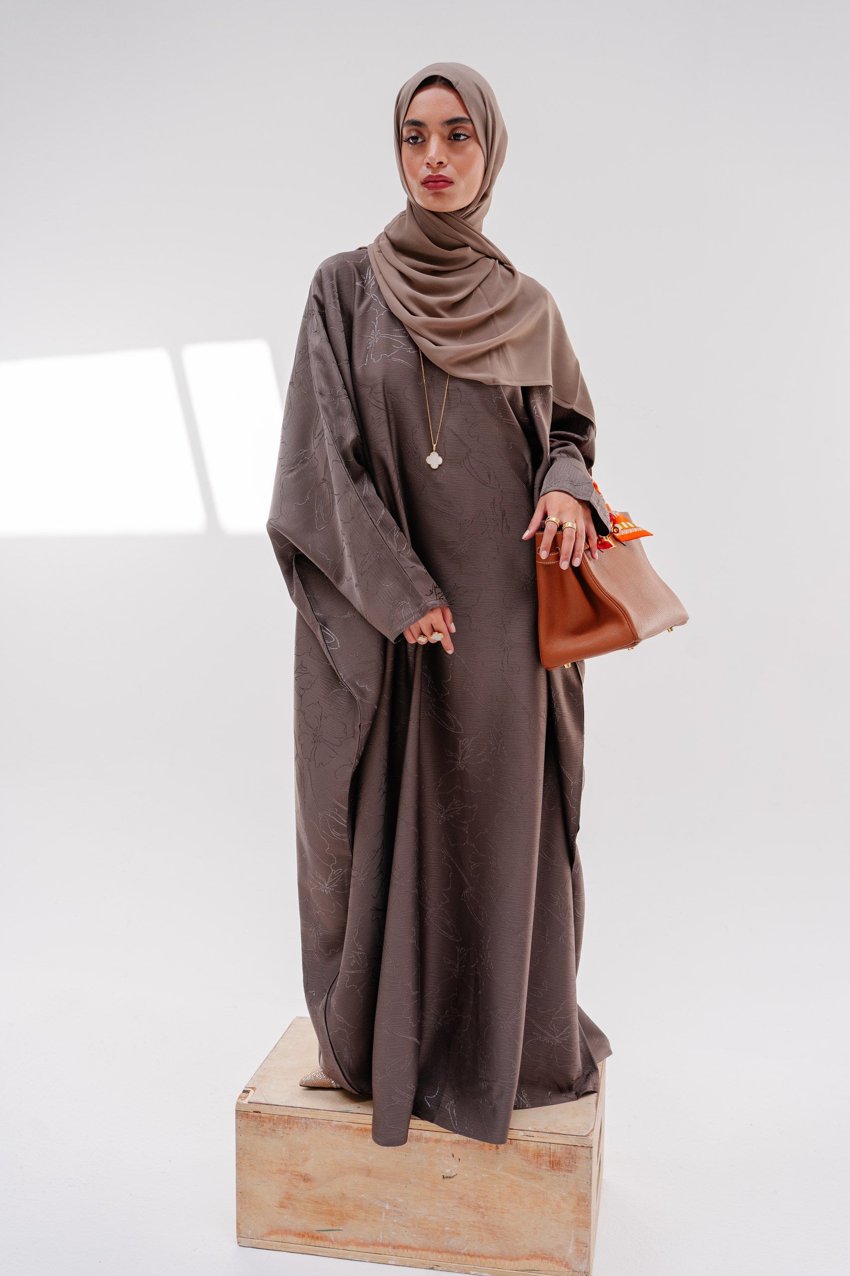 QAMAR Butterfly Abaya
