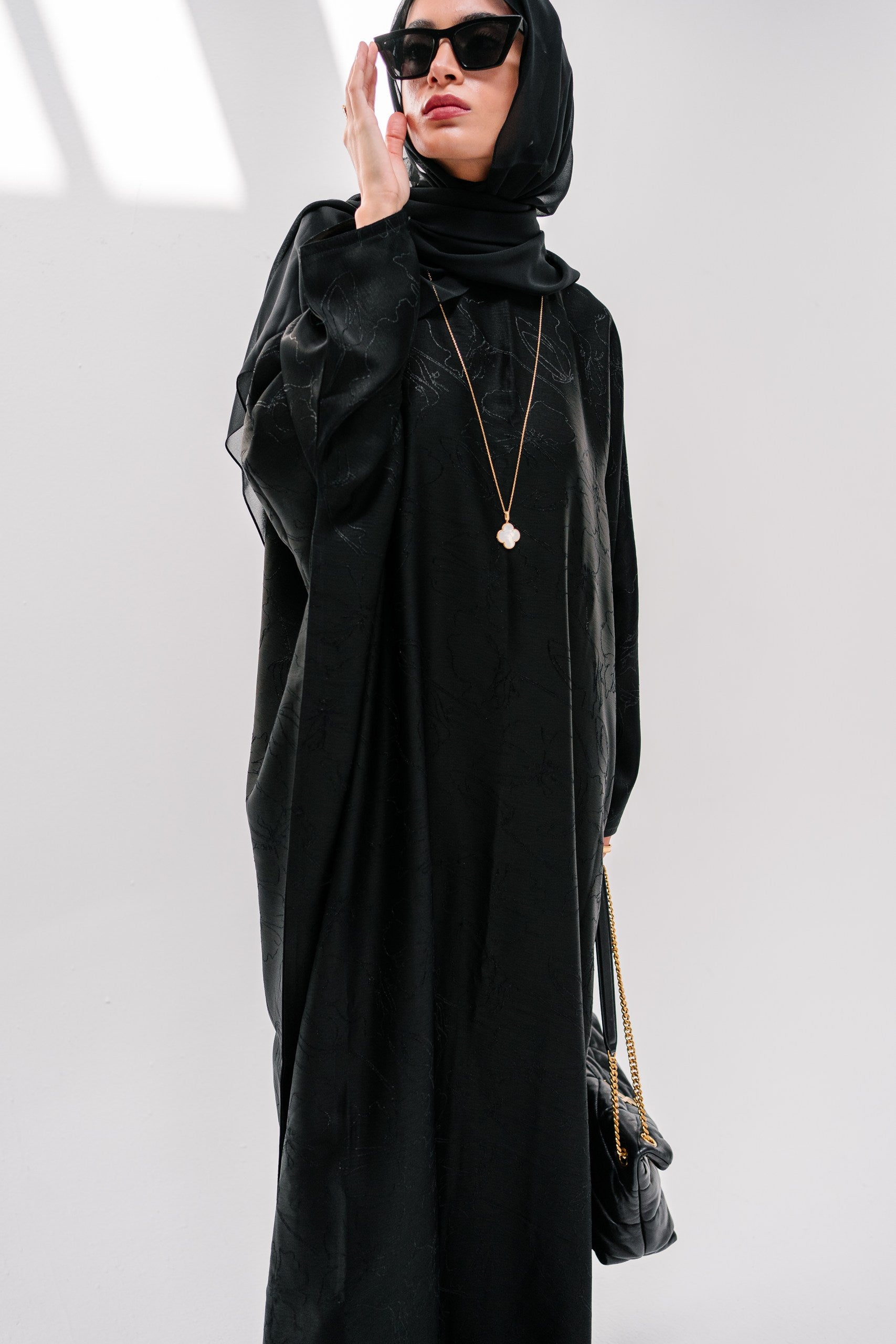 QAMAR Butterfly Abaya