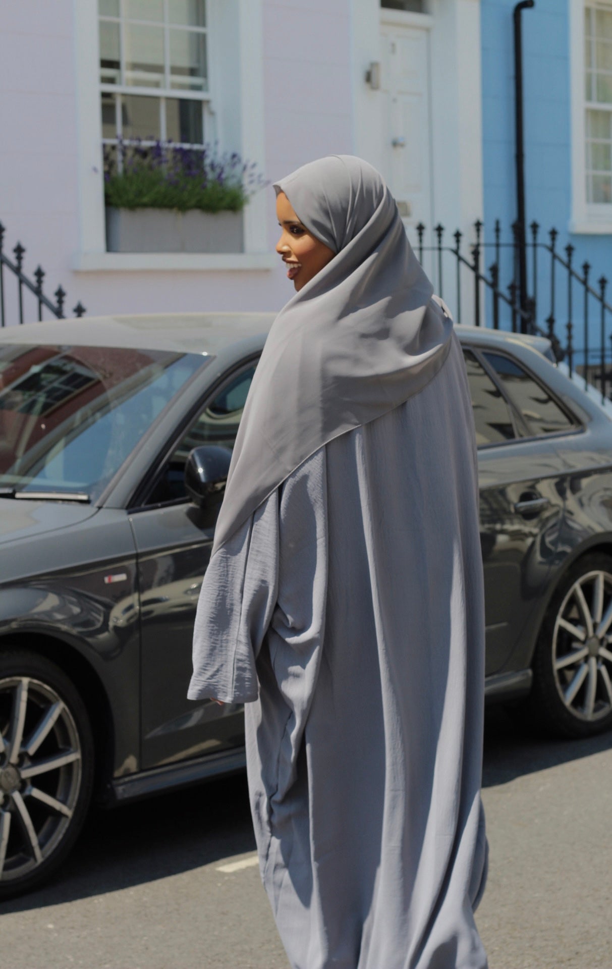 Crepe Butterfly Abaya