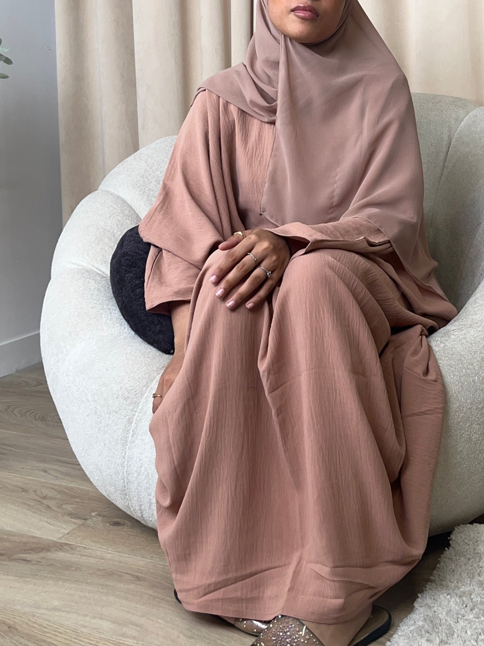 Crepe Butterfly Abaya