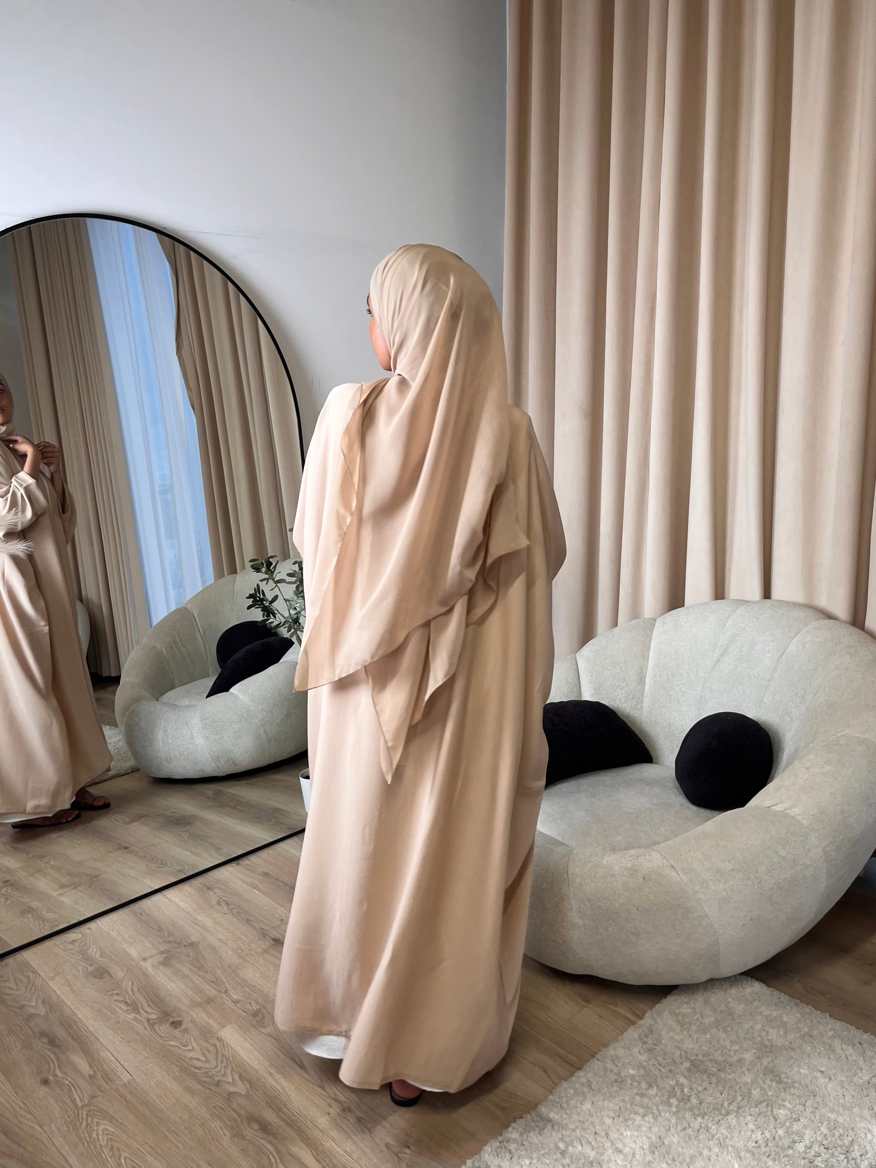 Maria Wrap Abaya + Hijab - HAWAA Clothing UK