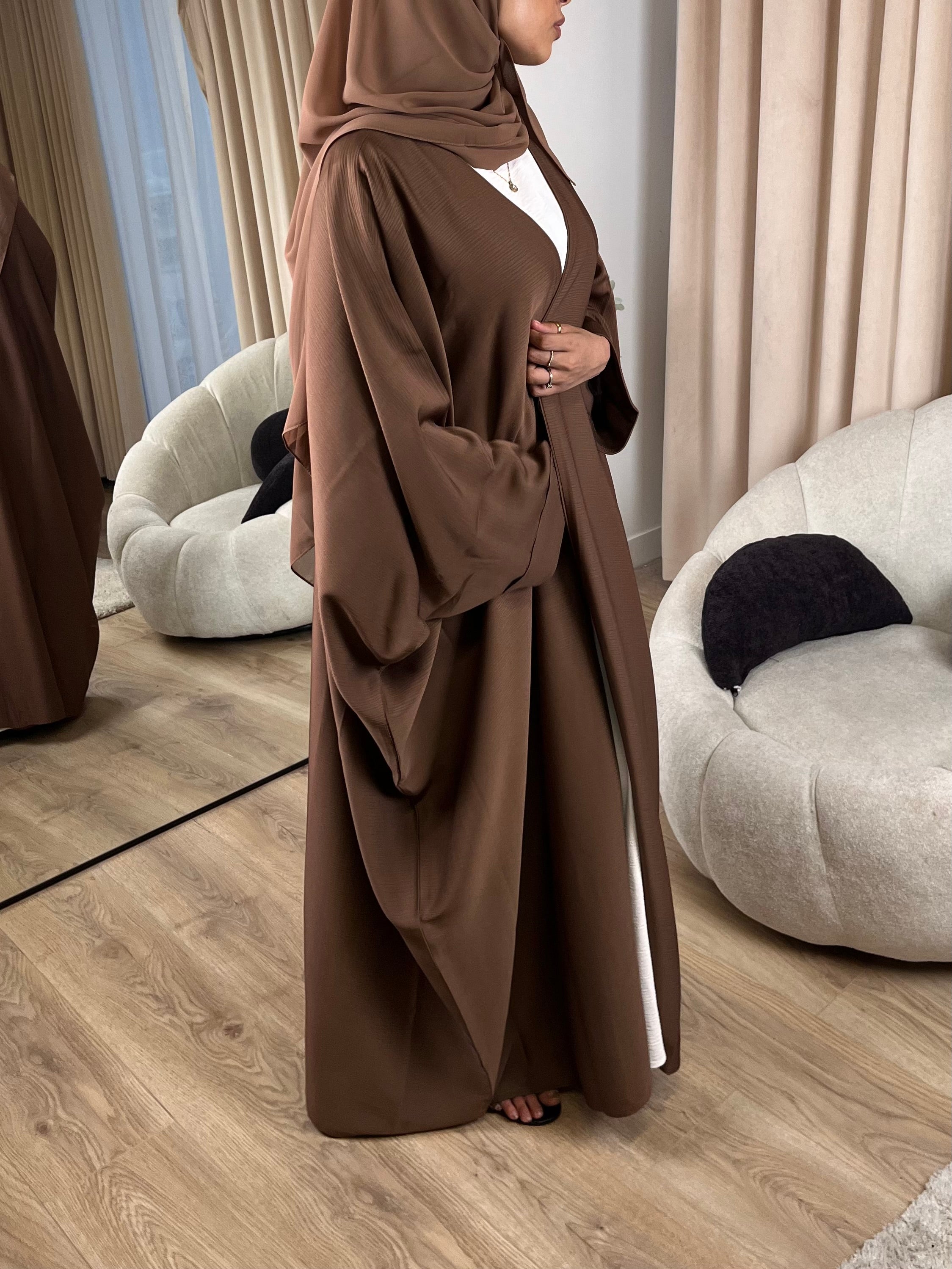 Maria Wrap Abaya + Hijab - HAWAA Clothing UK