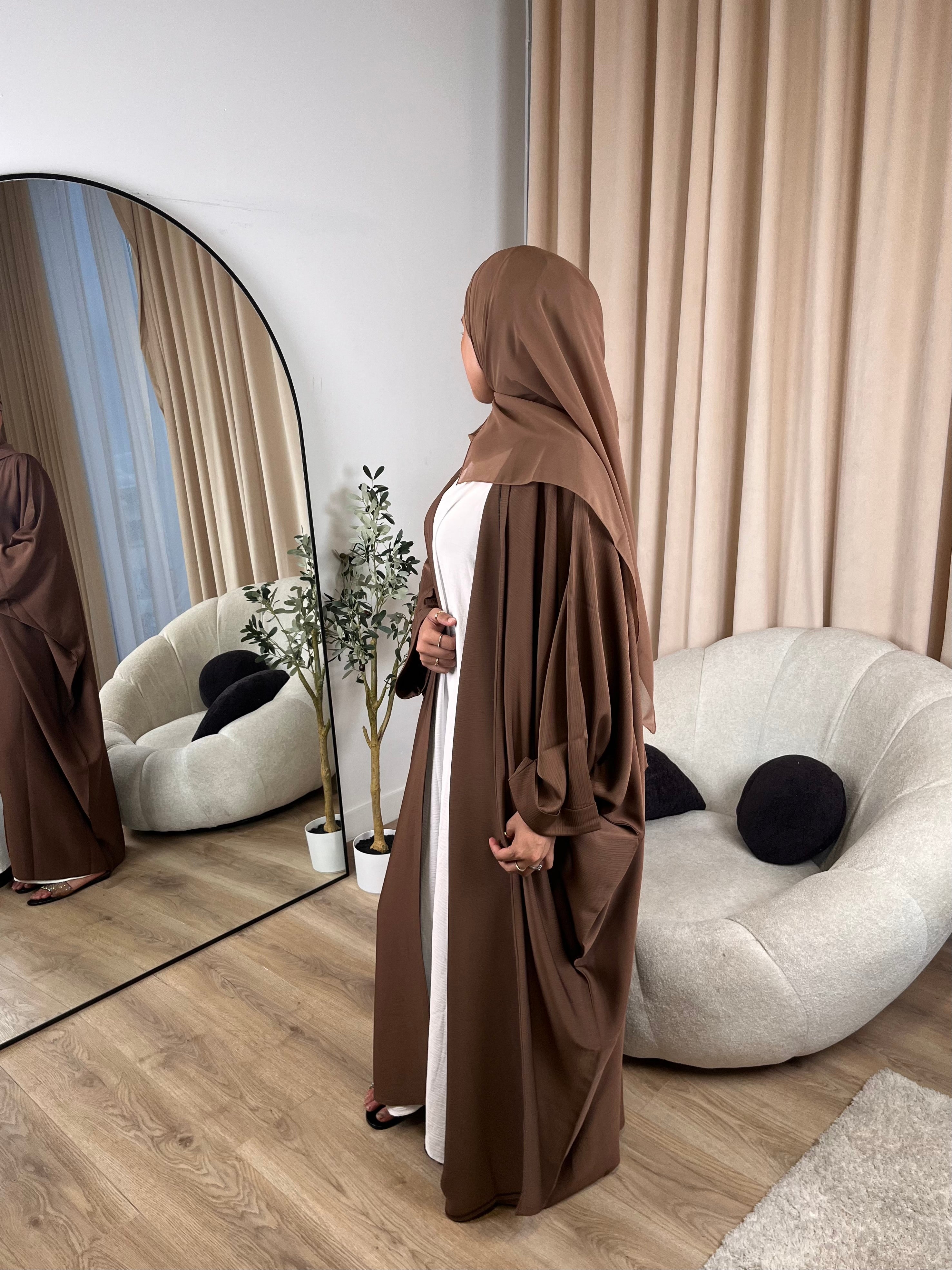 Maria Wrap Abaya + Hijab - HAWAA Clothing UK