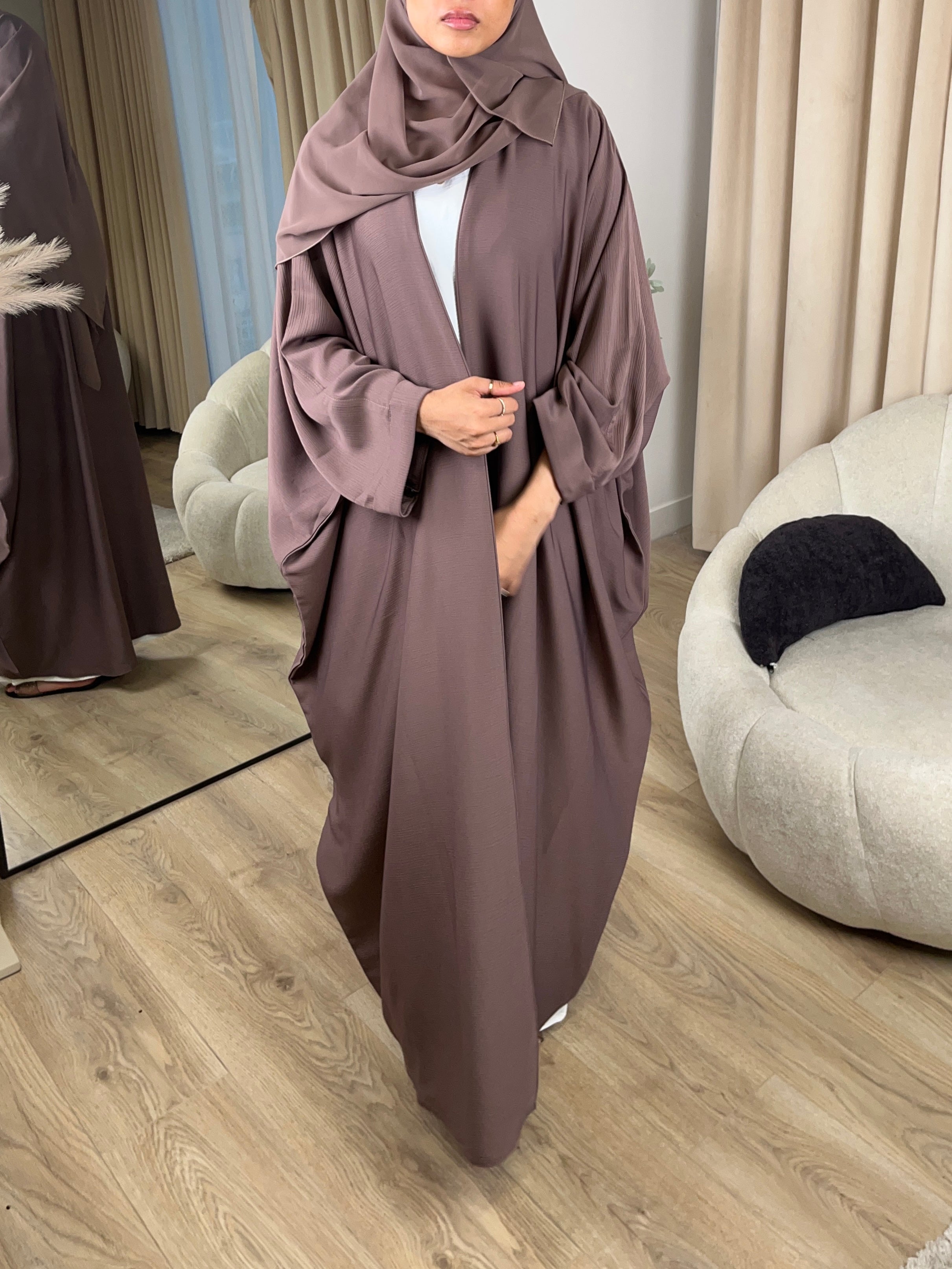 Maria Wrap Abaya + Hijab - HAWAA Clothing UK