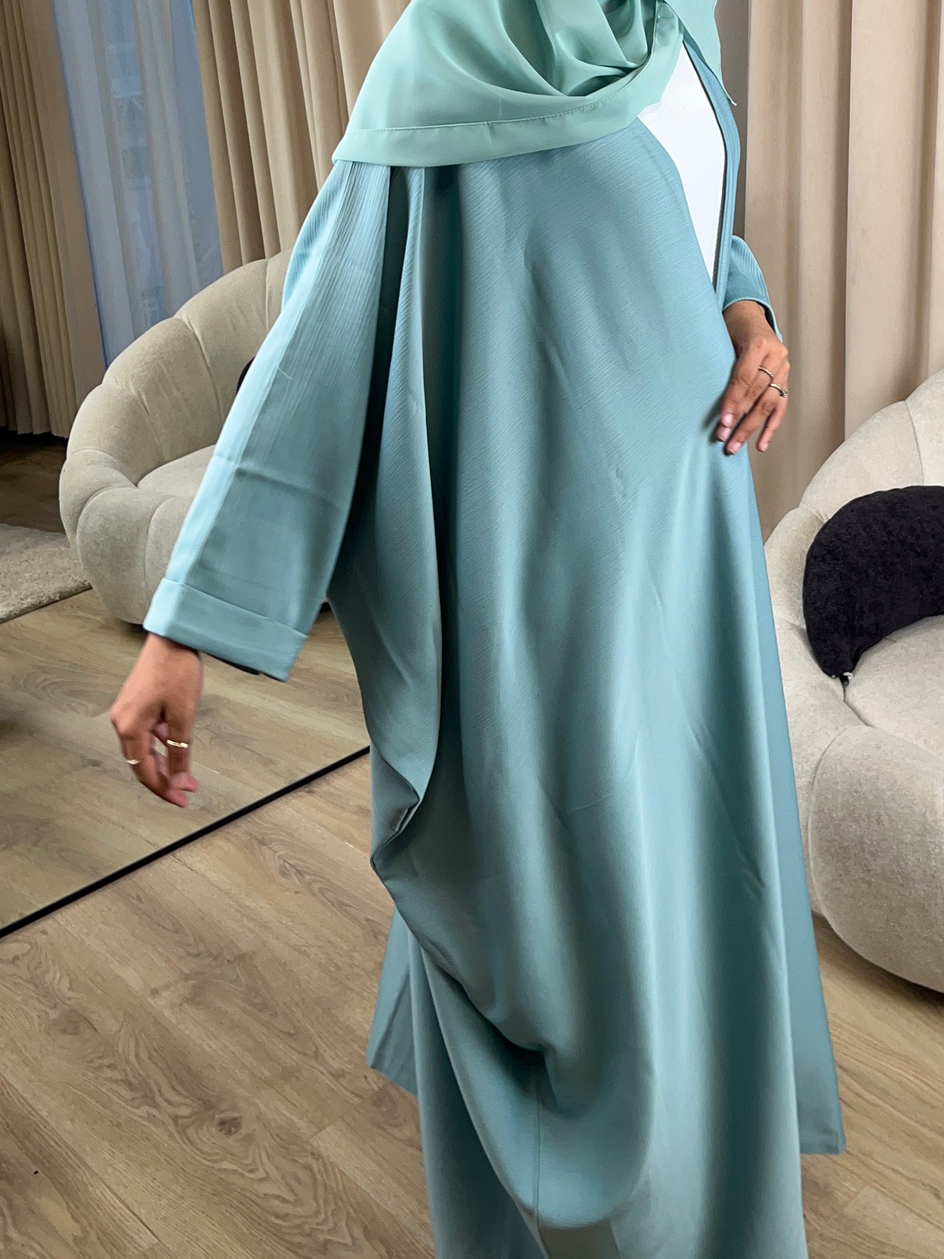 Maria Wrap Abaya + Hijab - HAWAA Clothing UK