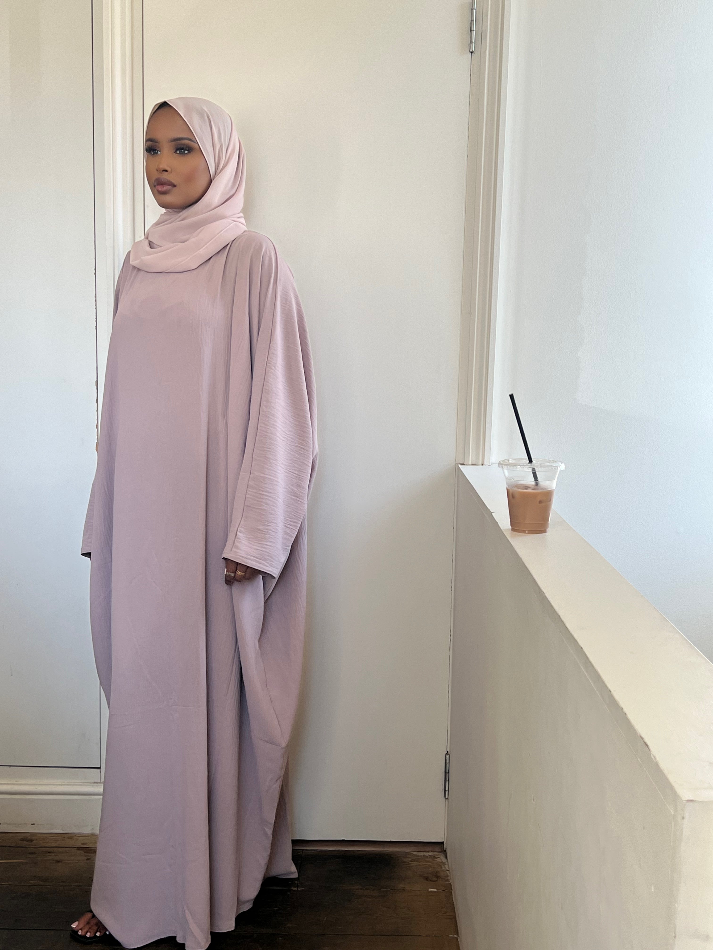 Crepe Butterfly Abaya