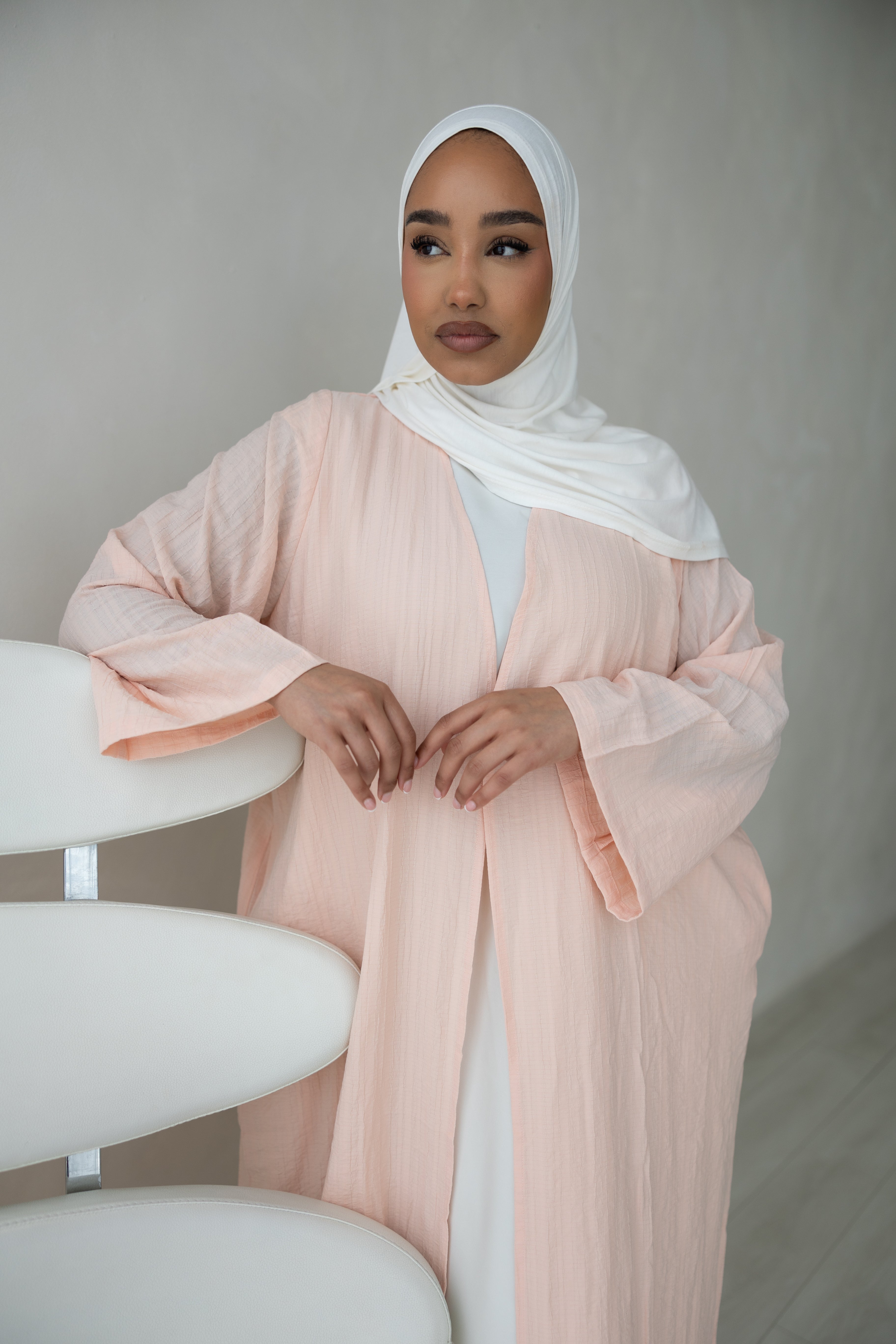 Tree Cotton Open Abaya