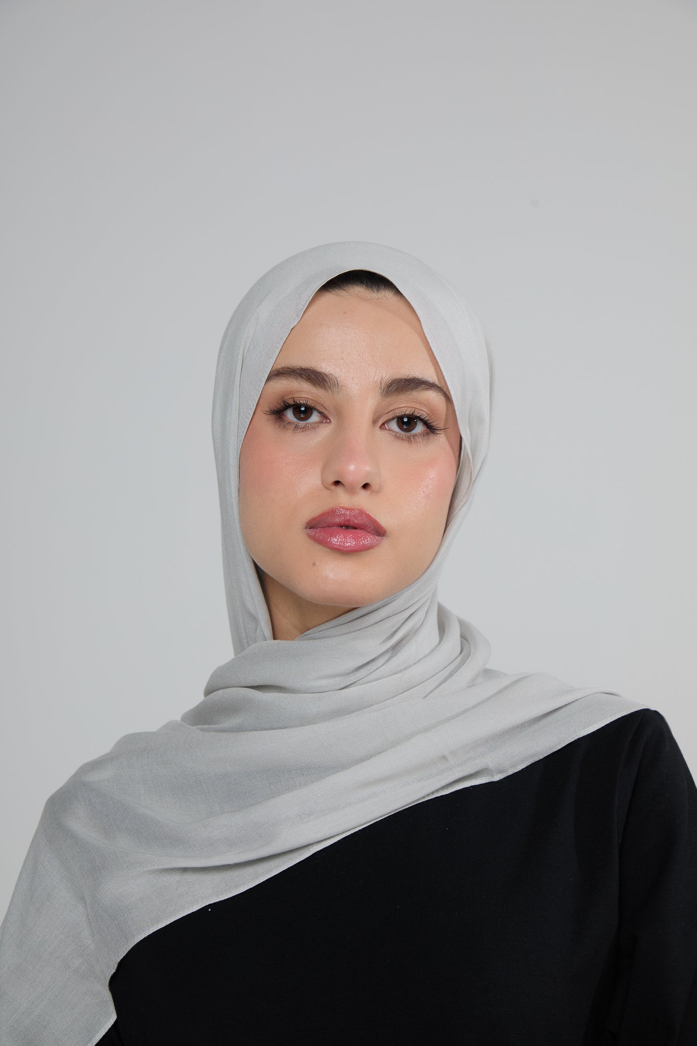 Light Grey Modal Hijab