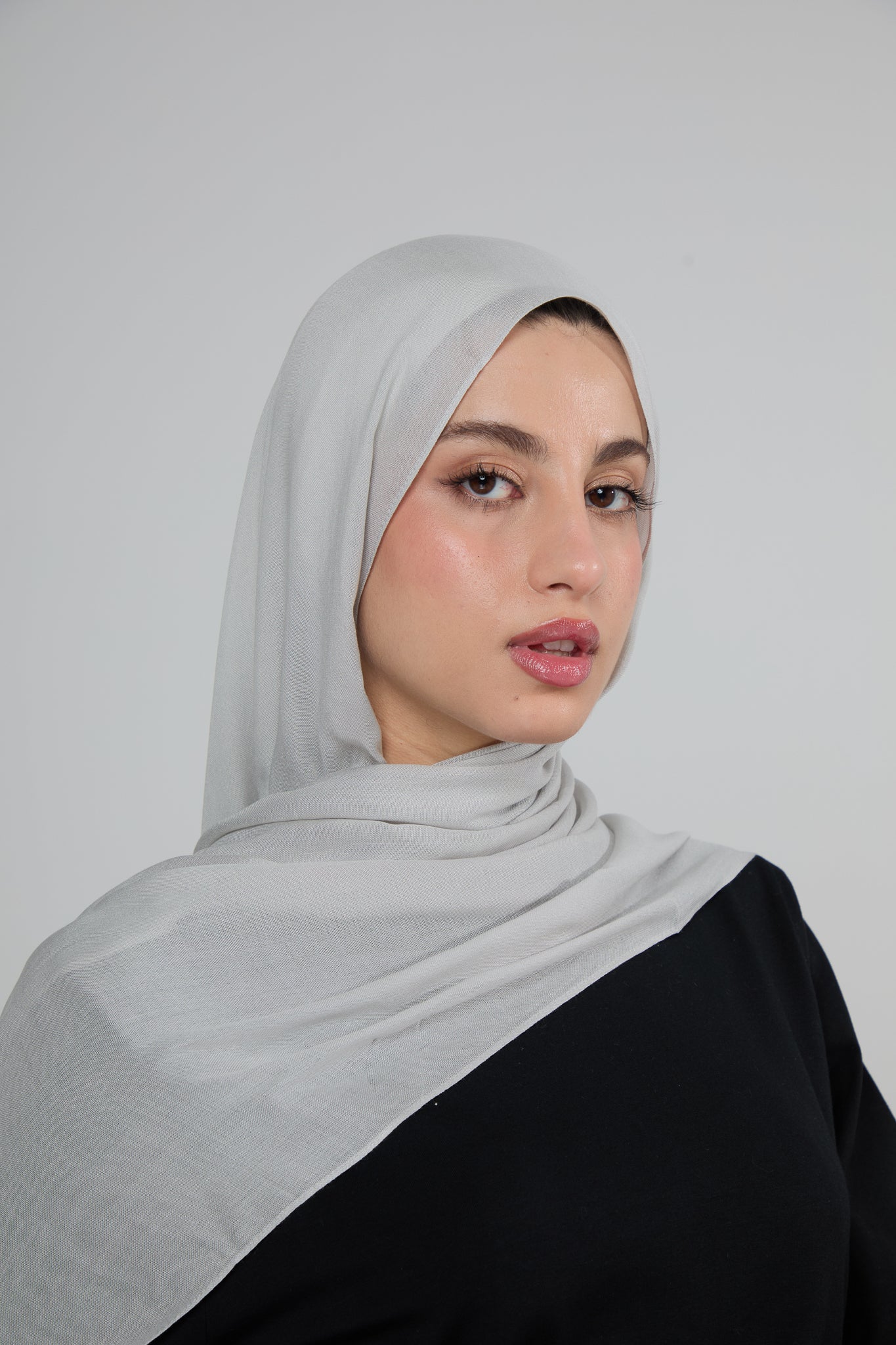 Light Grey Modal Hijab