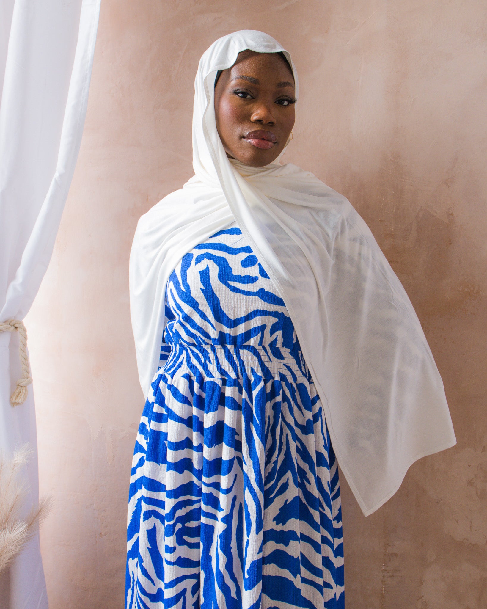 Printed Summer Abaya Dress