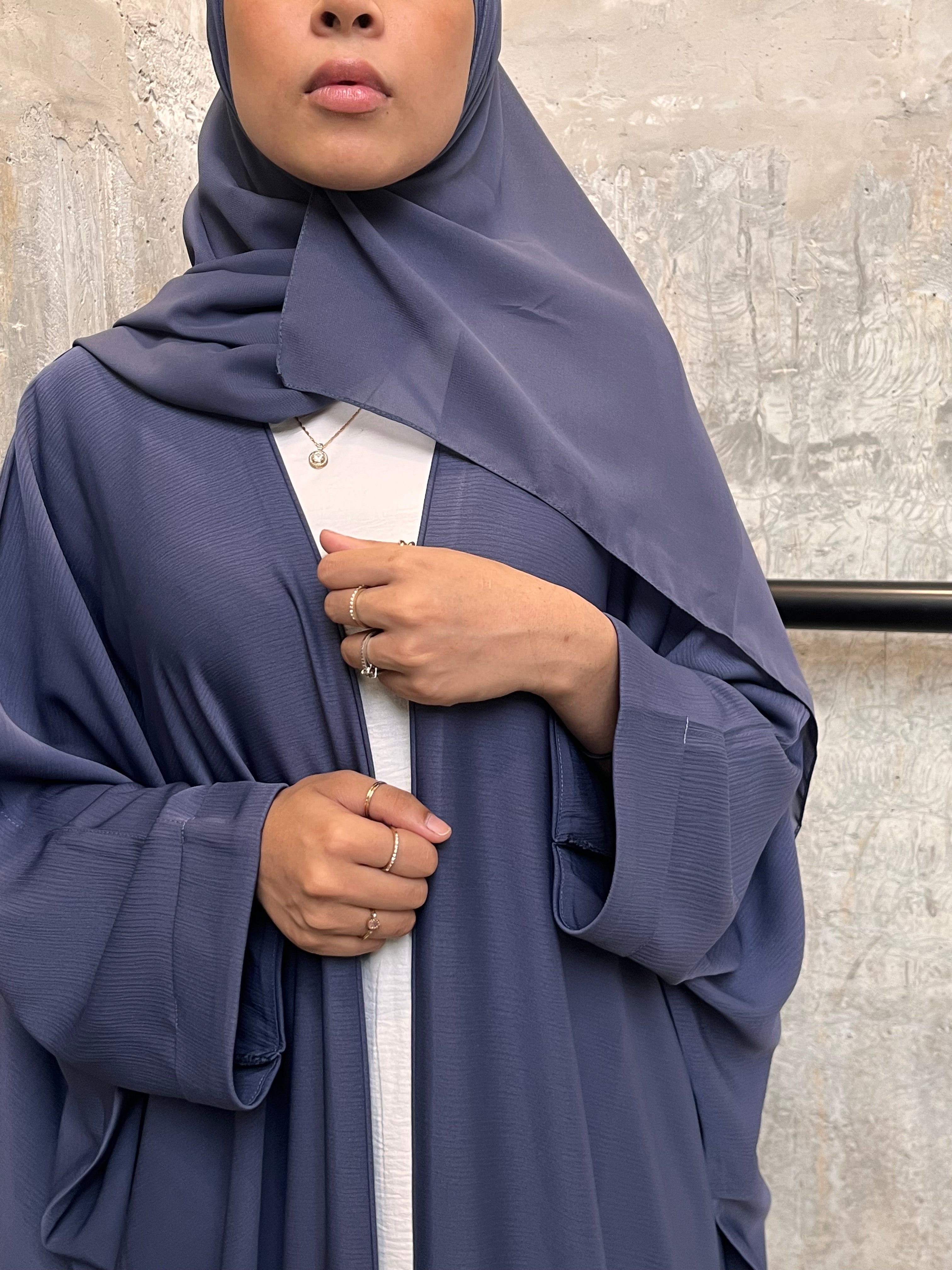 Maria Wrap Abaya + Hijab - HAWAA Clothing UK