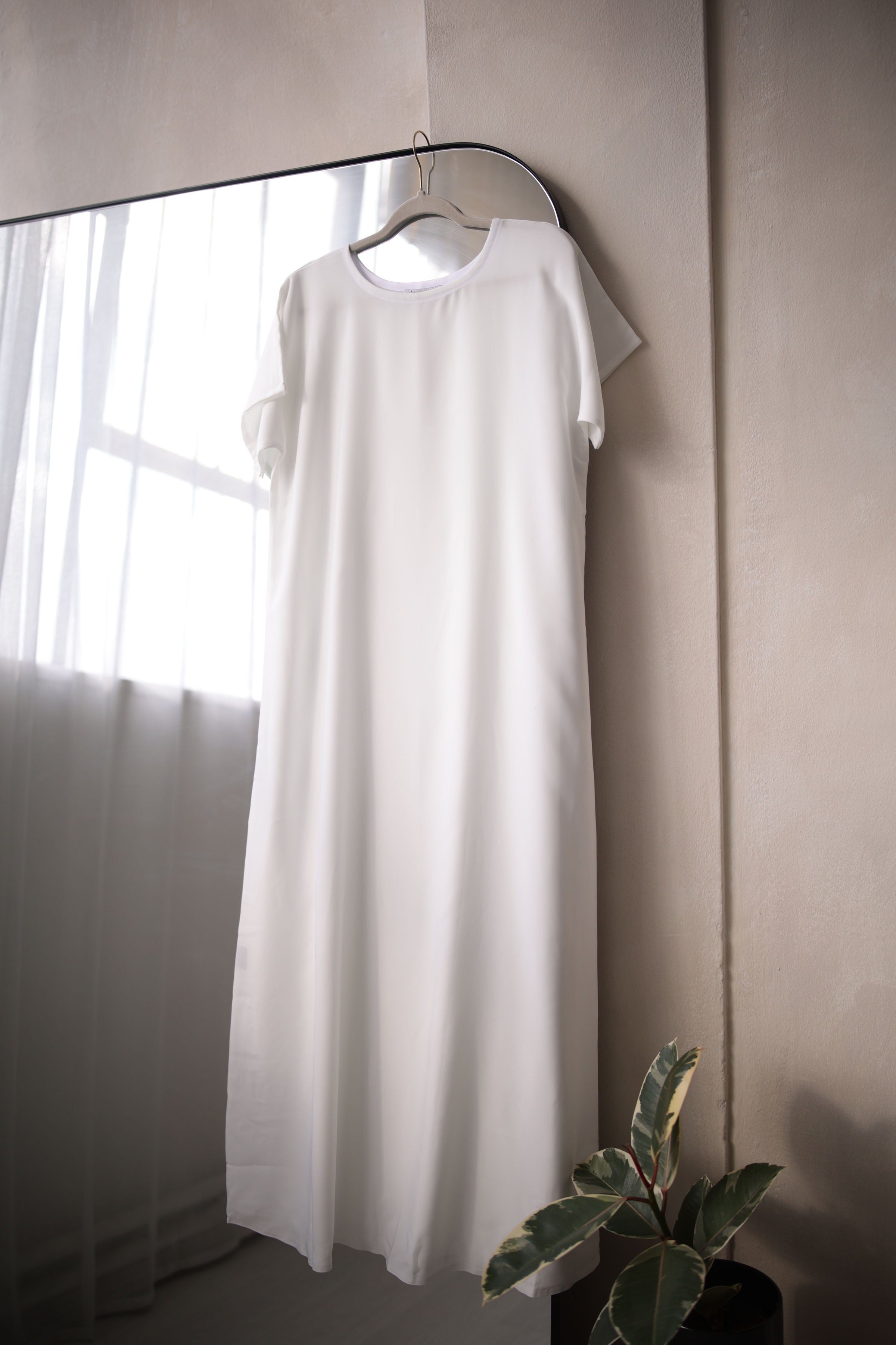 Half Sleeve Slip Dress - HAWAA Clothing