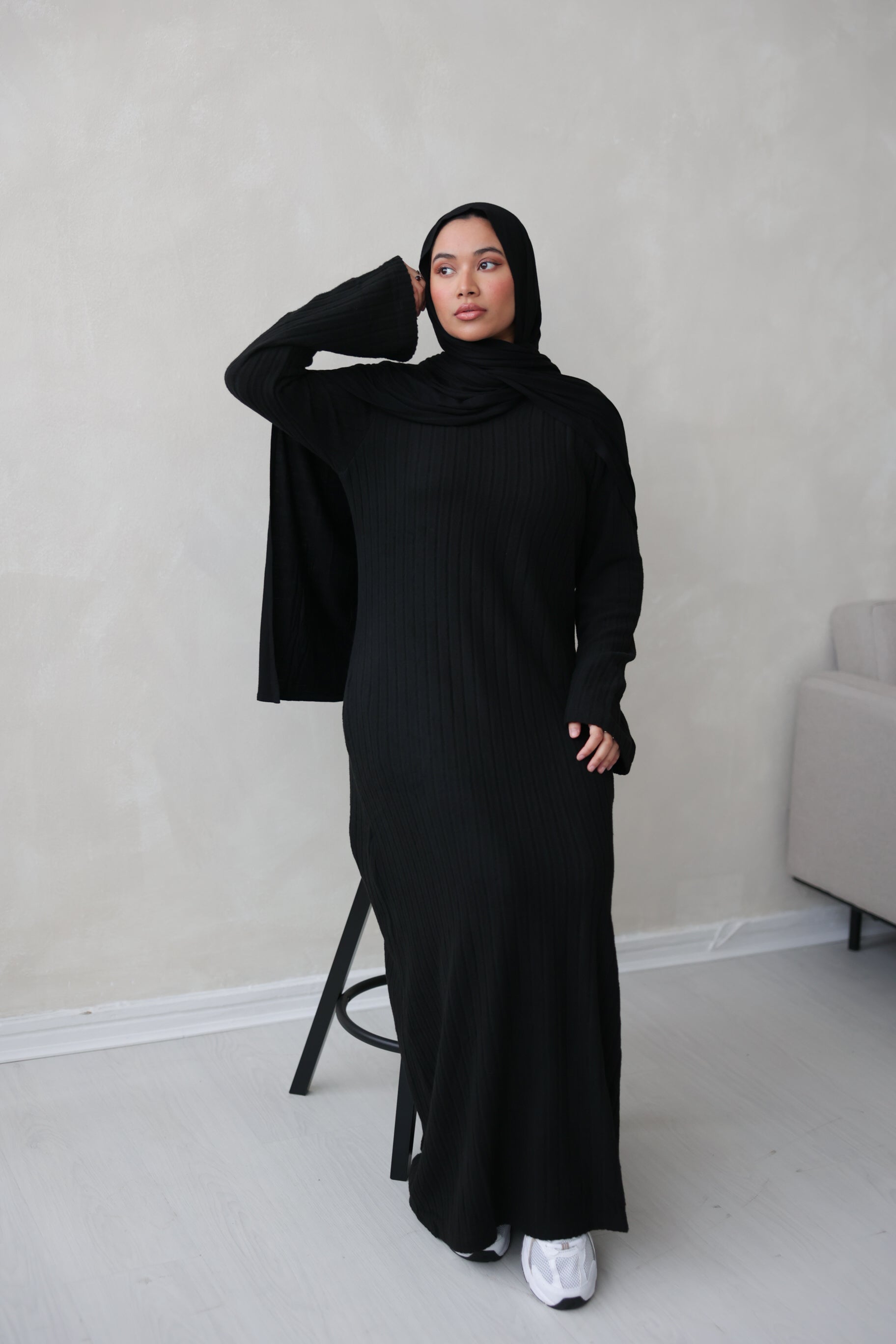 Knitted Winter Abaya