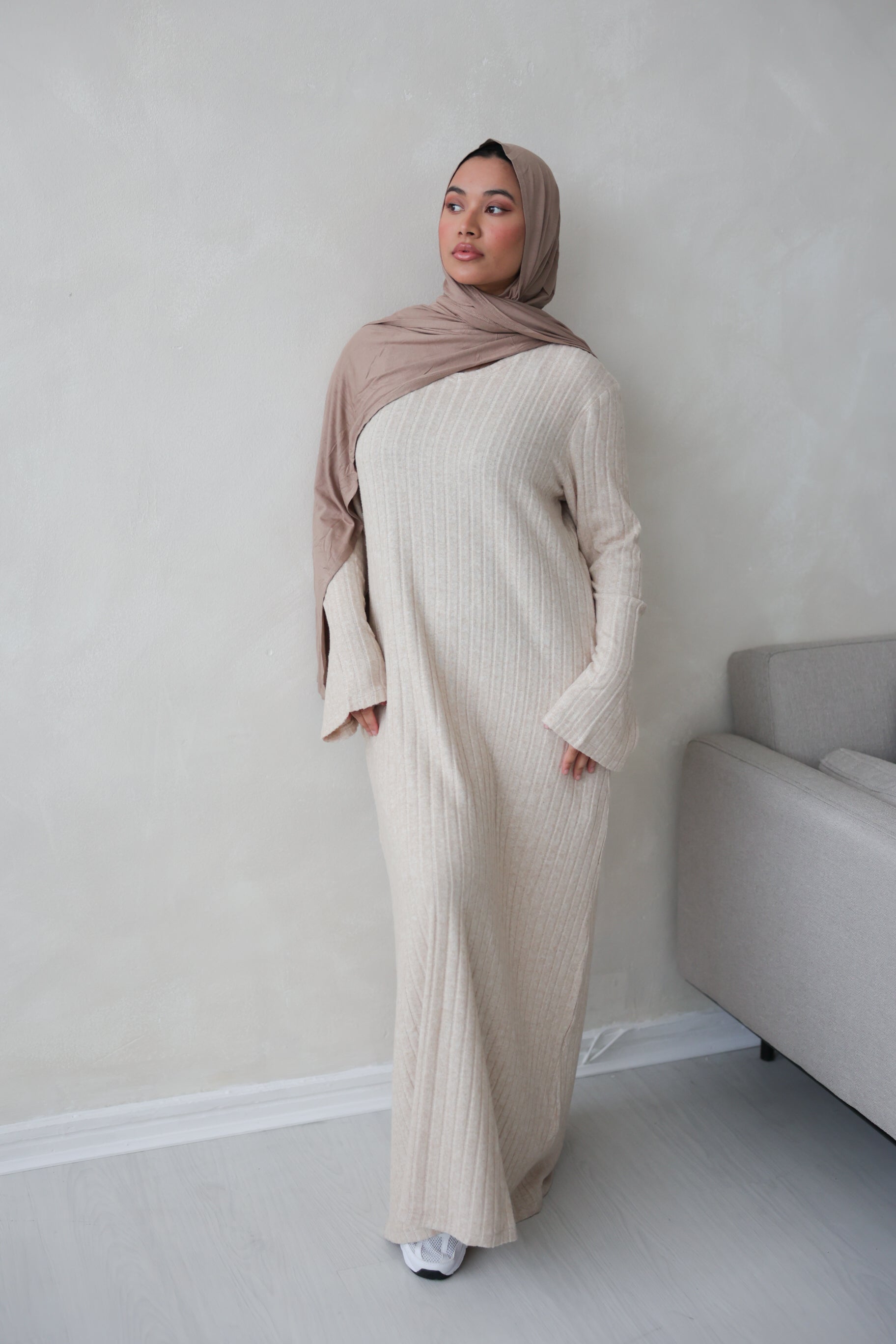 Knitted Winter Abaya