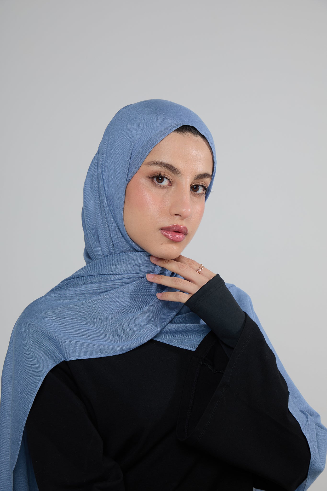 Powder Blue Modal Hijab