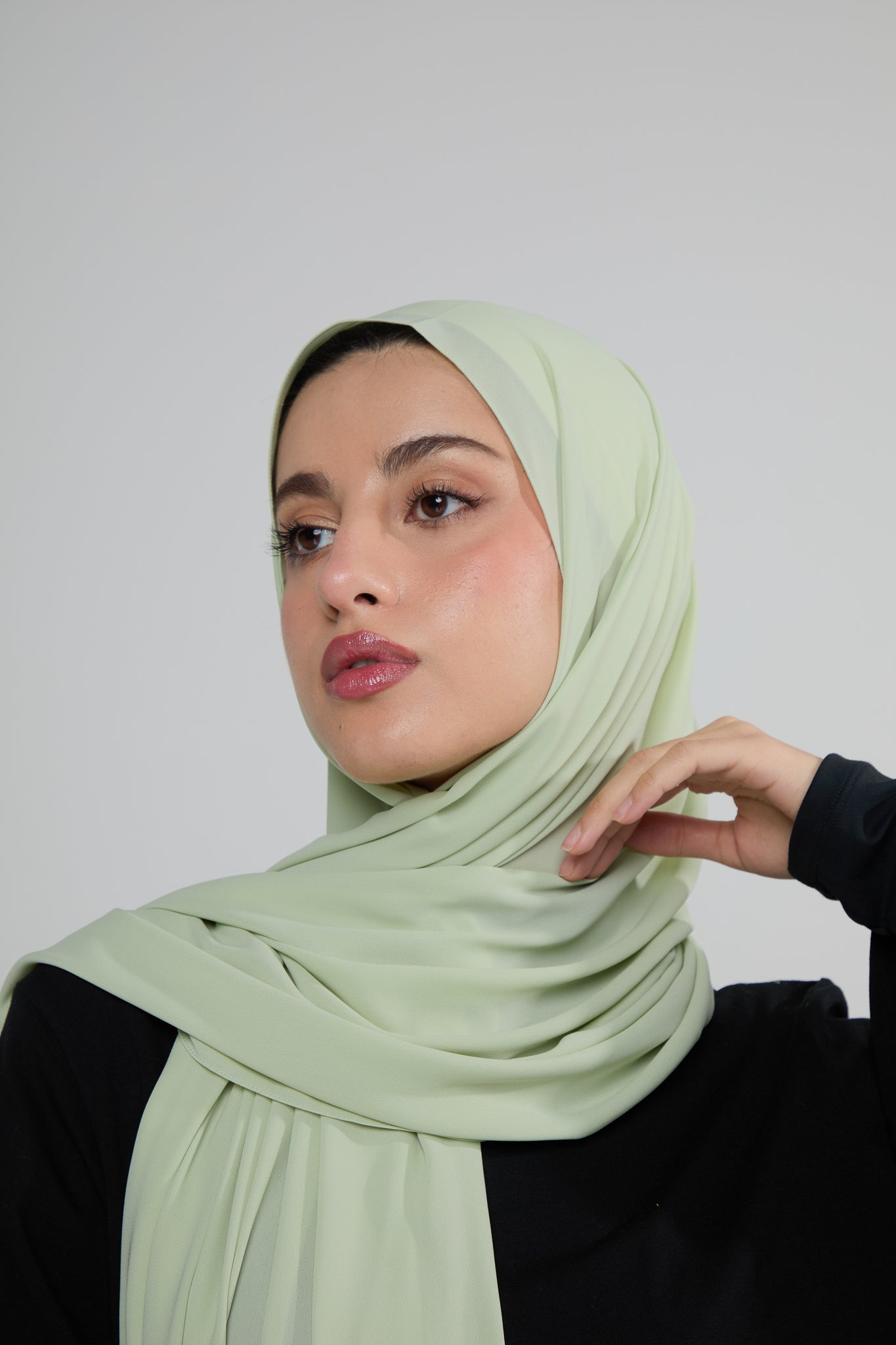 Sage Green Chiffon Hijab