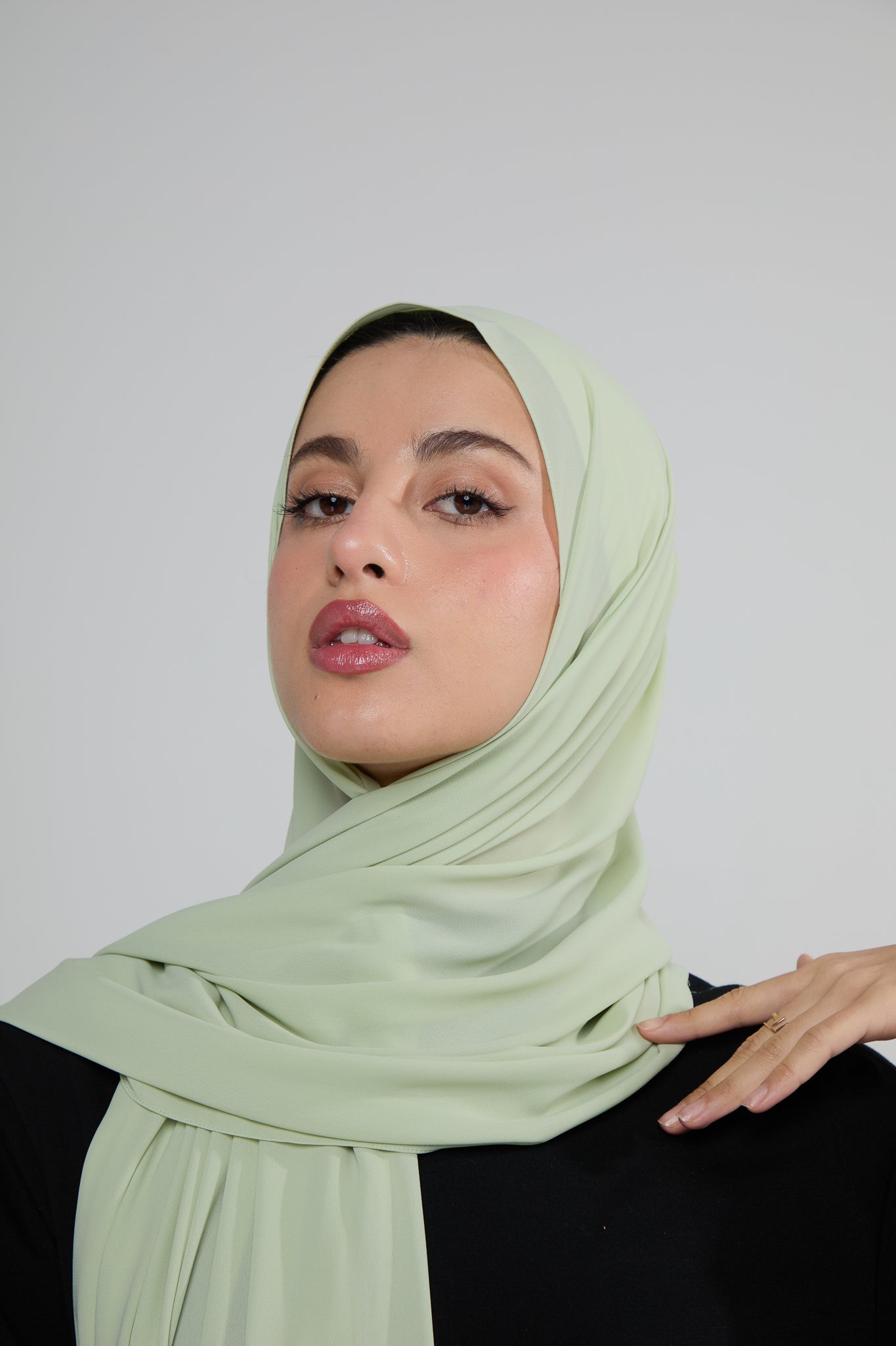 Sage Green Chiffon Hijab