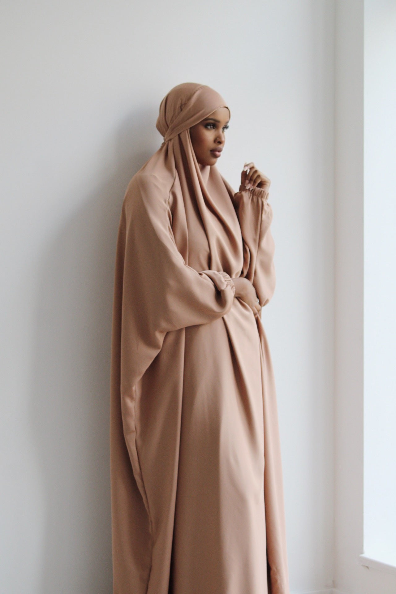 Camel Jilbab - HAWAA Clothing UK
